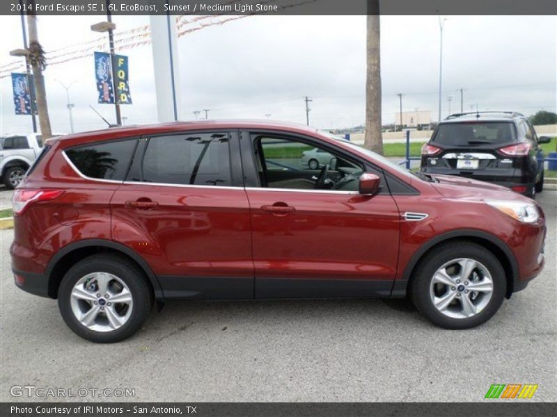 Sunset / Medium Light Stone 2014 Ford Escape SE 1.6L EcoBoost
