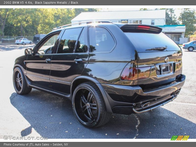 Black Sapphire Metallic / Black 2002 BMW X5 4.6is