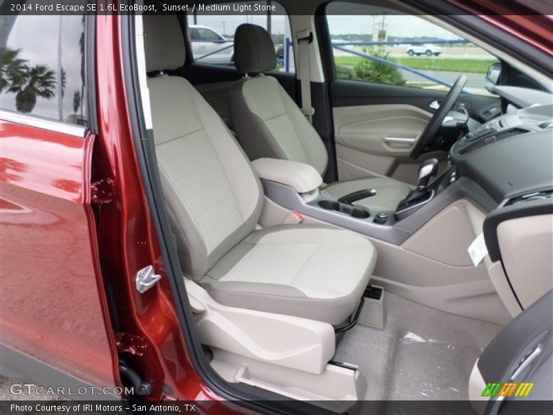 Sunset / Medium Light Stone 2014 Ford Escape SE 1.6L EcoBoost