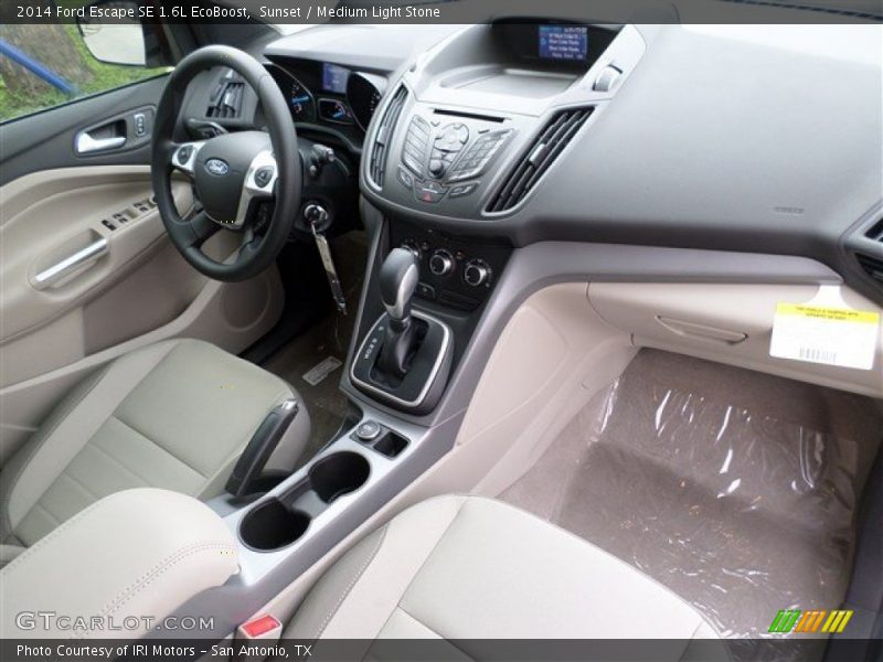 Sunset / Medium Light Stone 2014 Ford Escape SE 1.6L EcoBoost