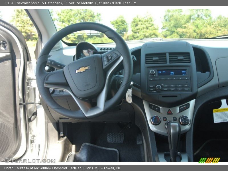 Silver Ice Metallic / Jet Black/Dark Titanium 2014 Chevrolet Sonic LS Hatchback