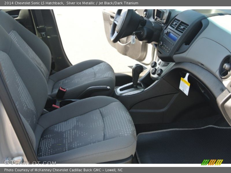 Silver Ice Metallic / Jet Black/Dark Titanium 2014 Chevrolet Sonic LS Hatchback