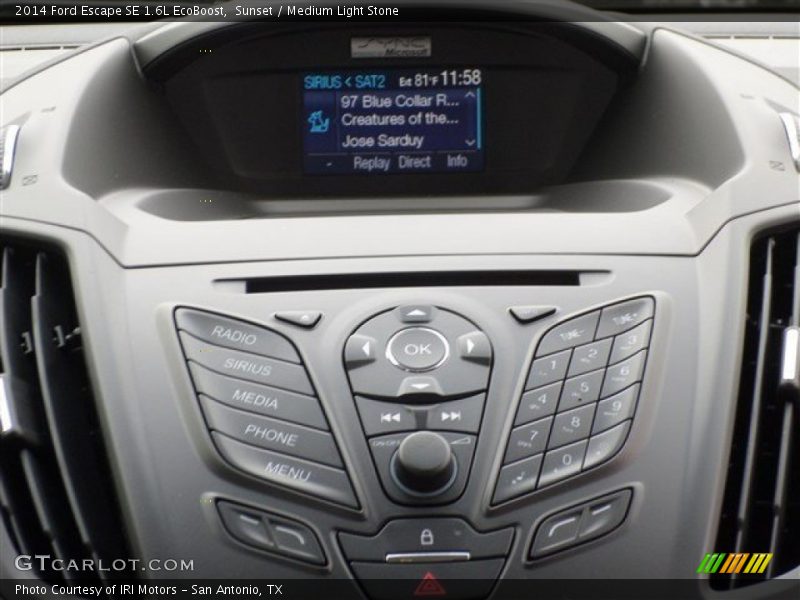 Sunset / Medium Light Stone 2014 Ford Escape SE 1.6L EcoBoost