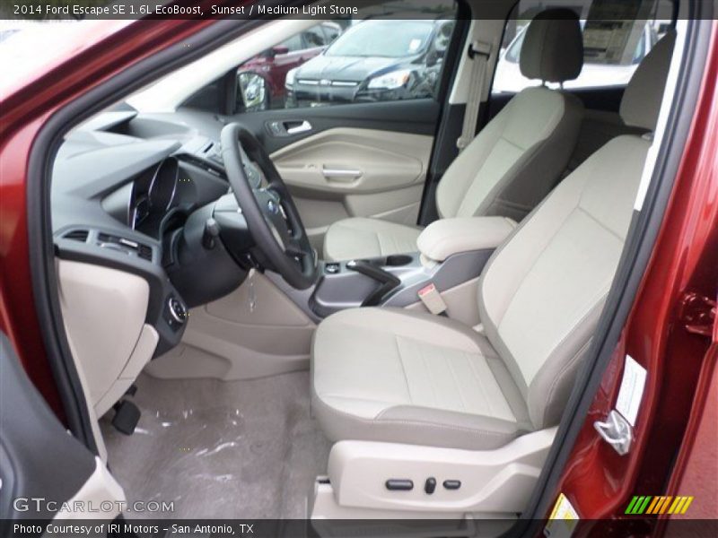 Sunset / Medium Light Stone 2014 Ford Escape SE 1.6L EcoBoost