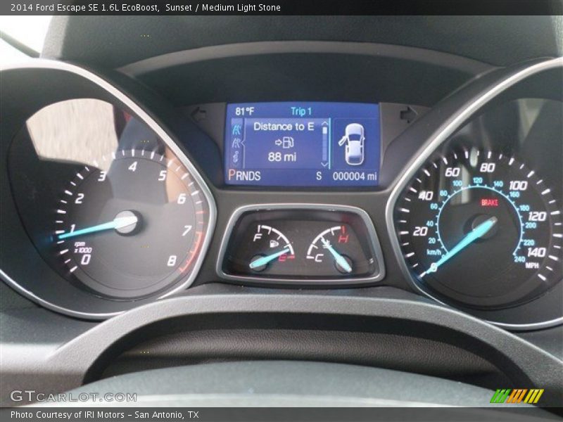 Sunset / Medium Light Stone 2014 Ford Escape SE 1.6L EcoBoost