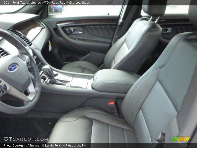 Ruby Red / Charcoal Black 2014 Ford Taurus Limited AWD
