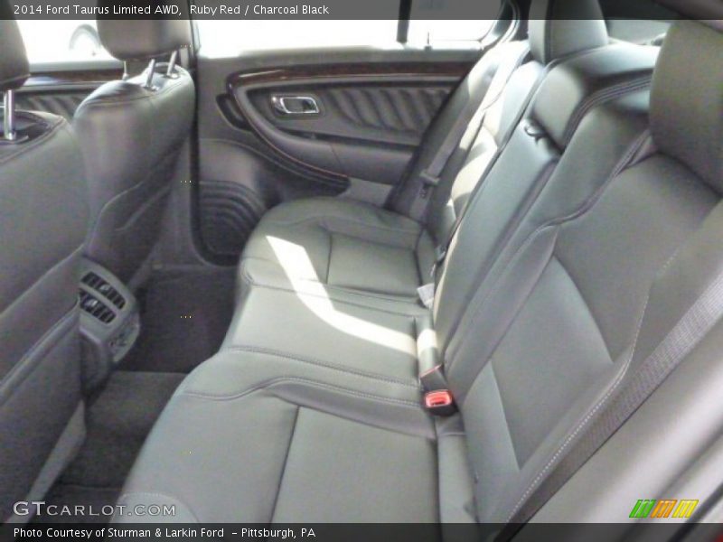 Ruby Red / Charcoal Black 2014 Ford Taurus Limited AWD