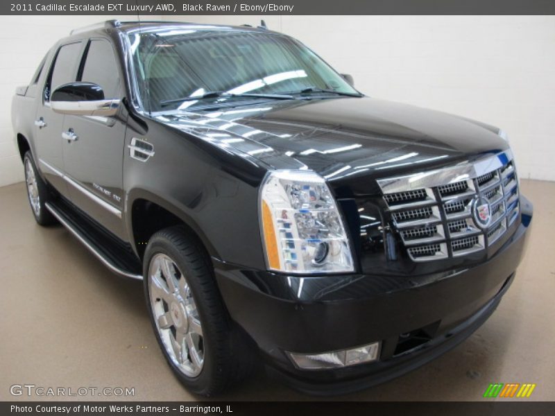 Black Raven / Ebony/Ebony 2011 Cadillac Escalade EXT Luxury AWD