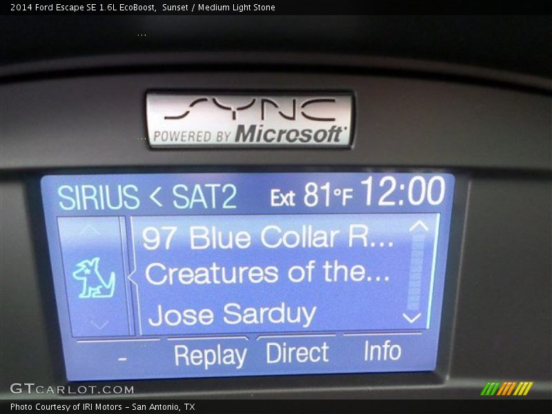 Sunset / Medium Light Stone 2014 Ford Escape SE 1.6L EcoBoost