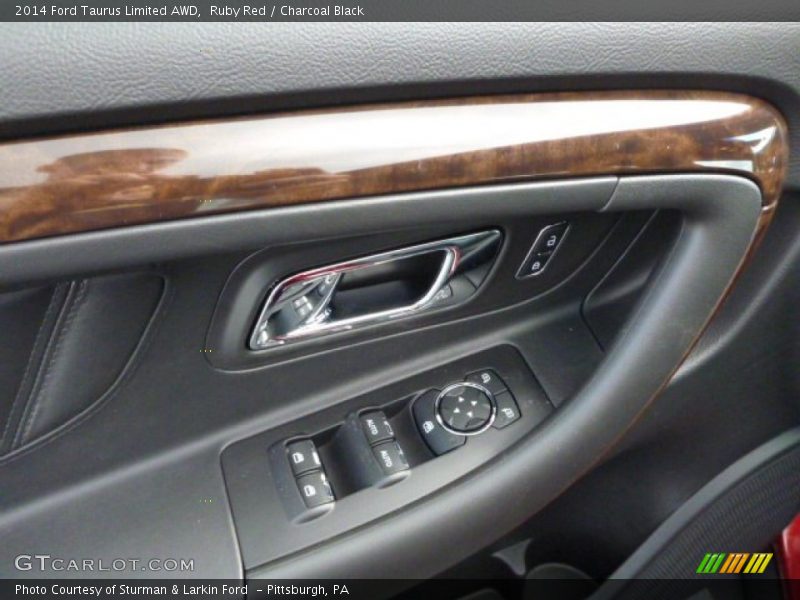 Ruby Red / Charcoal Black 2014 Ford Taurus Limited AWD