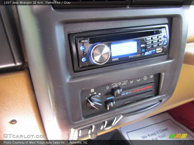 Flame Red / Gray 1997 Jeep Wrangler SE 4x4