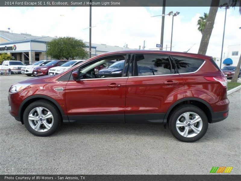 Sunset / Medium Light Stone 2014 Ford Escape SE 1.6L EcoBoost