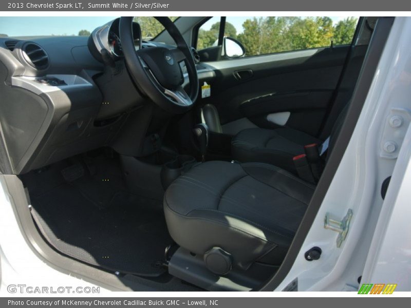 Summit White / Silver/Silver 2013 Chevrolet Spark LT