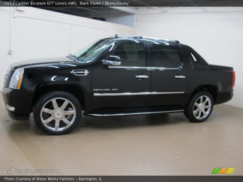 Black Raven / Ebony/Ebony 2011 Cadillac Escalade EXT Luxury AWD
