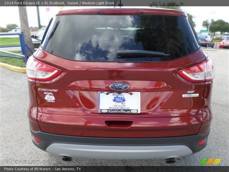 Sunset / Medium Light Stone 2014 Ford Escape SE 1.6L EcoBoost