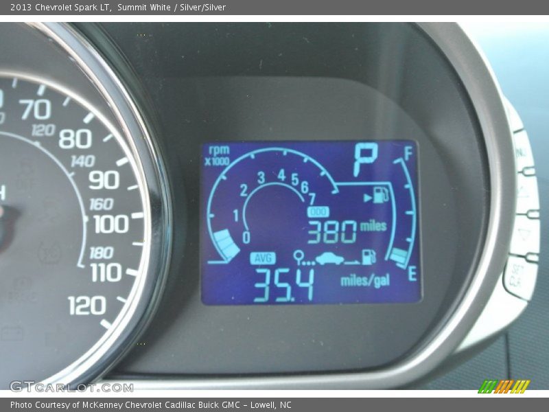 Summit White / Silver/Silver 2013 Chevrolet Spark LT