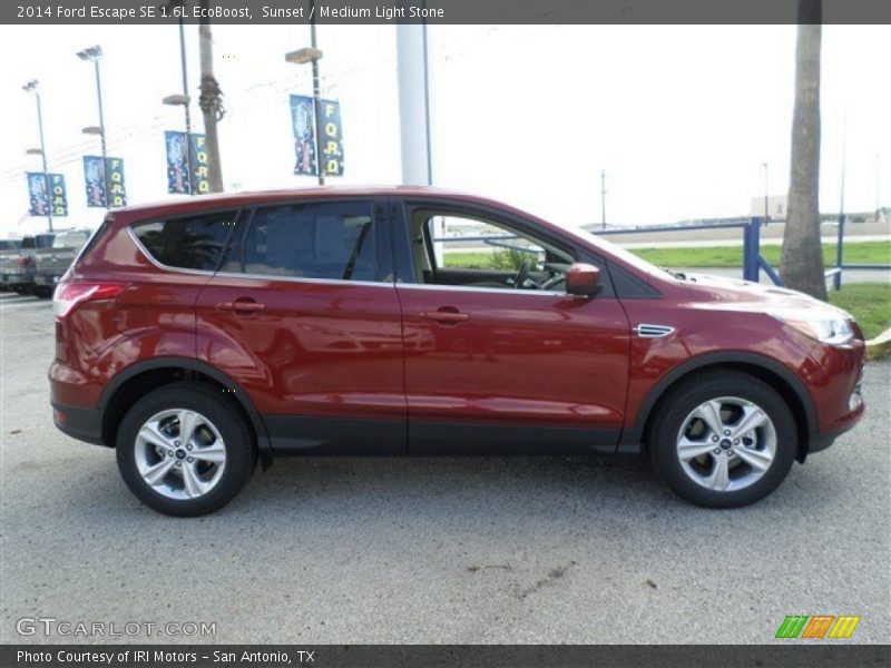 Sunset / Medium Light Stone 2014 Ford Escape SE 1.6L EcoBoost