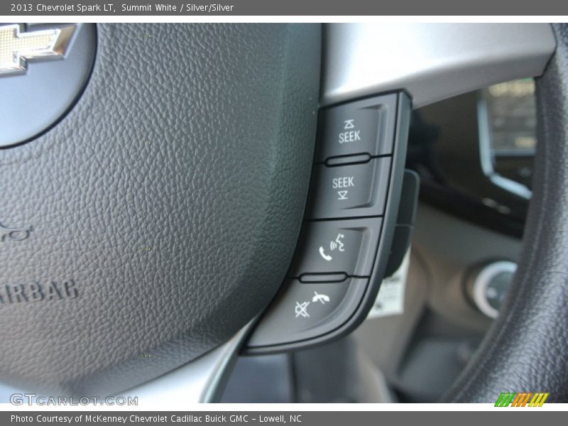 Summit White / Silver/Silver 2013 Chevrolet Spark LT