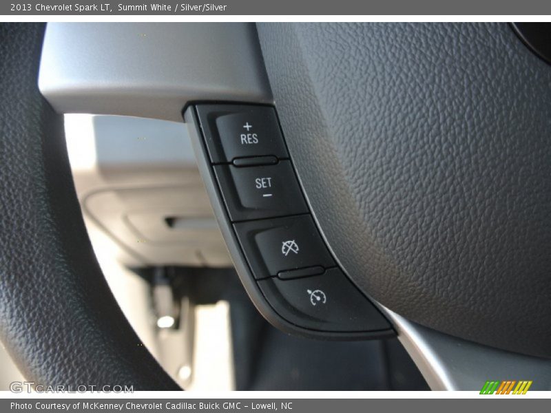 Summit White / Silver/Silver 2013 Chevrolet Spark LT