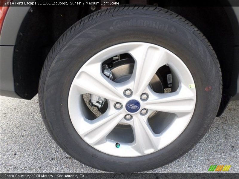 Sunset / Medium Light Stone 2014 Ford Escape SE 1.6L EcoBoost