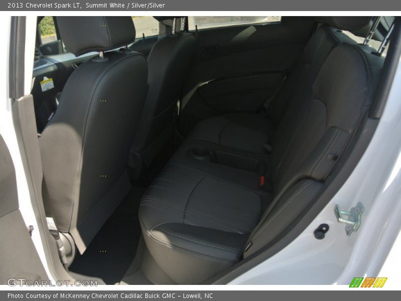 Summit White / Silver/Silver 2013 Chevrolet Spark LT
