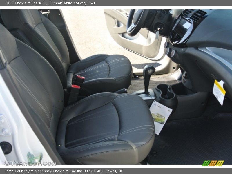 Summit White / Silver/Silver 2013 Chevrolet Spark LT