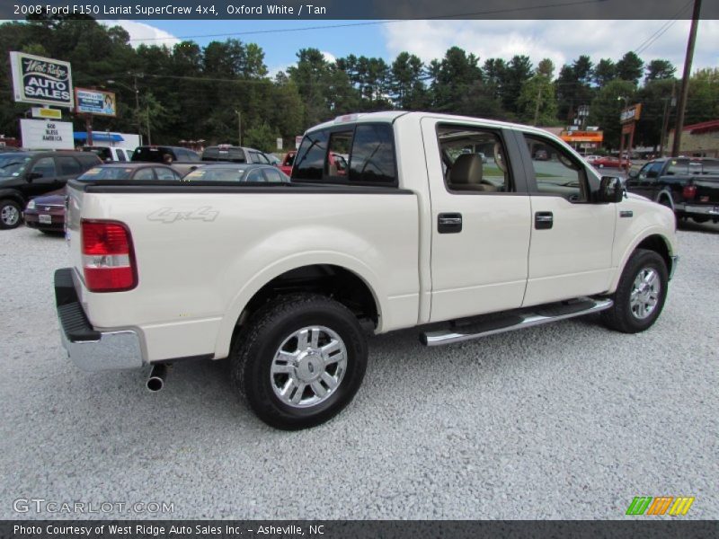 Oxford White / Tan 2008 Ford F150 Lariat SuperCrew 4x4