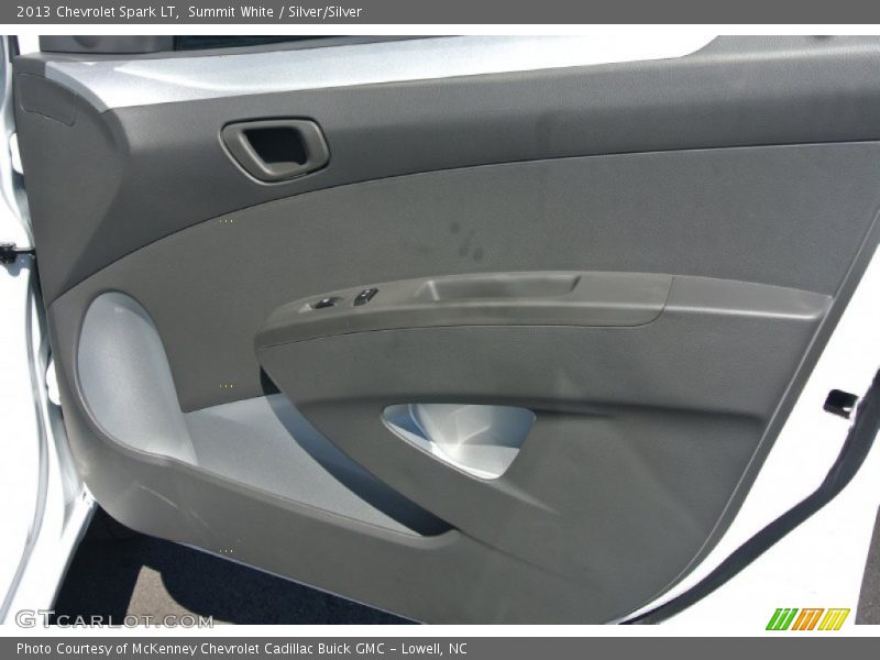 Summit White / Silver/Silver 2013 Chevrolet Spark LT
