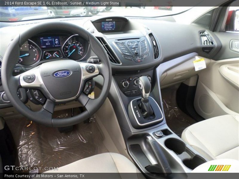 Sunset / Medium Light Stone 2014 Ford Escape SE 1.6L EcoBoost