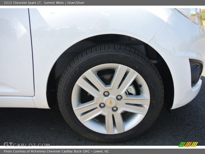 Summit White / Silver/Silver 2013 Chevrolet Spark LT