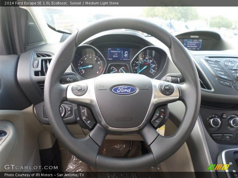 Sunset / Medium Light Stone 2014 Ford Escape SE 1.6L EcoBoost