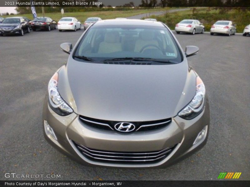 Desert Bronze / Beige 2013 Hyundai Elantra Limited