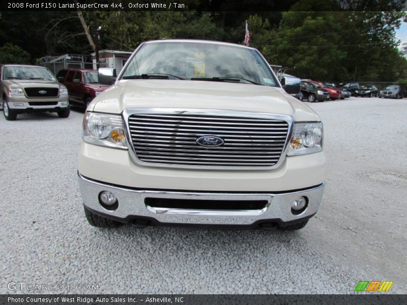 Oxford White / Tan 2008 Ford F150 Lariat SuperCrew 4x4