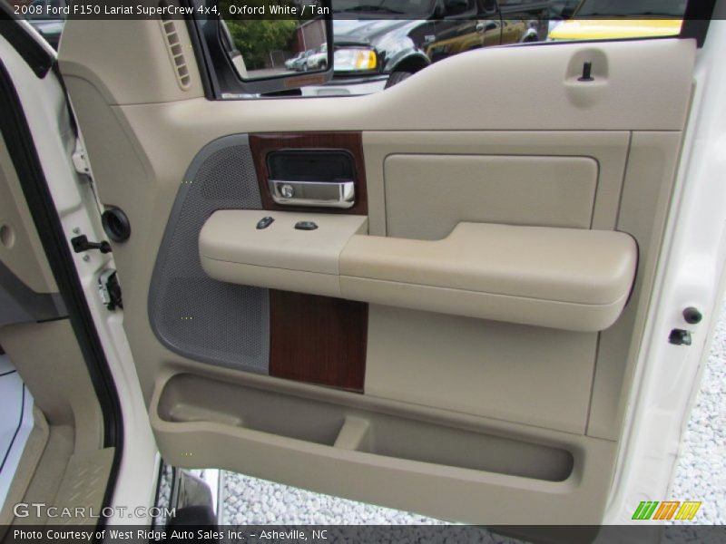 Oxford White / Tan 2008 Ford F150 Lariat SuperCrew 4x4