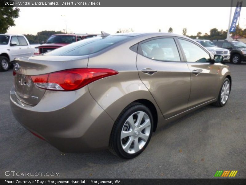 Desert Bronze / Beige 2013 Hyundai Elantra Limited