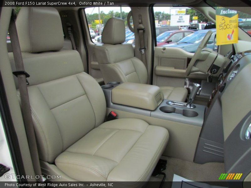 Front Seat of 2008 F150 Lariat SuperCrew 4x4