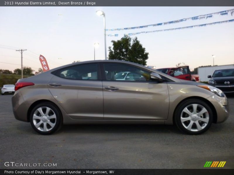 Desert Bronze / Beige 2013 Hyundai Elantra Limited