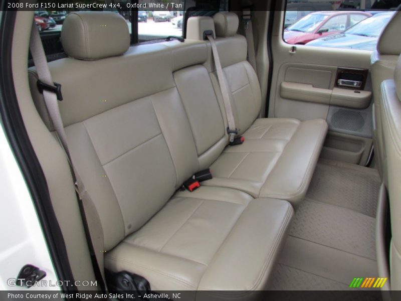 Rear Seat of 2008 F150 Lariat SuperCrew 4x4