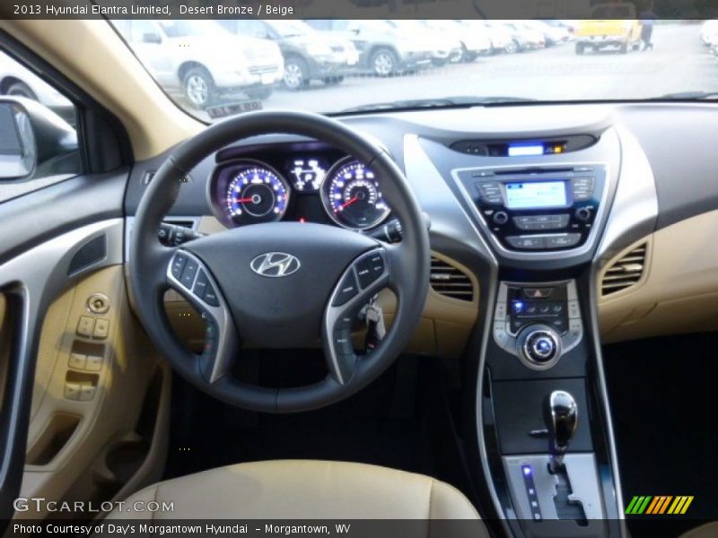 Desert Bronze / Beige 2013 Hyundai Elantra Limited