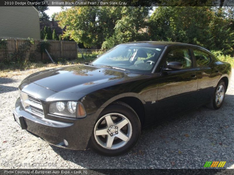 Brilliant Black Crystal Pearl / Dark Slate Gray 2010 Dodge Charger SXT