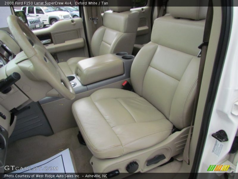 Oxford White / Tan 2008 Ford F150 Lariat SuperCrew 4x4