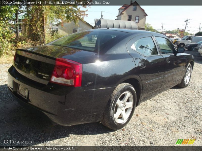 Brilliant Black Crystal Pearl / Dark Slate Gray 2010 Dodge Charger SXT