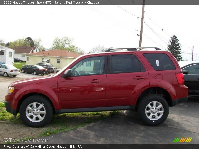 Sangria Red Metallic / Charcoal 2009 Mazda Tribute i Sport 4WD