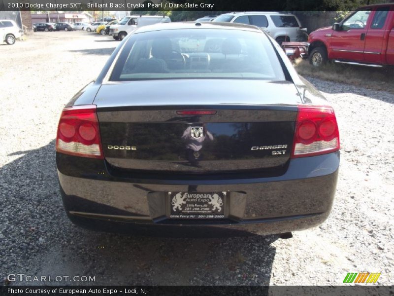 Brilliant Black Crystal Pearl / Dark Slate Gray 2010 Dodge Charger SXT