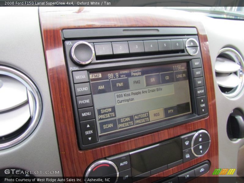 Oxford White / Tan 2008 Ford F150 Lariat SuperCrew 4x4
