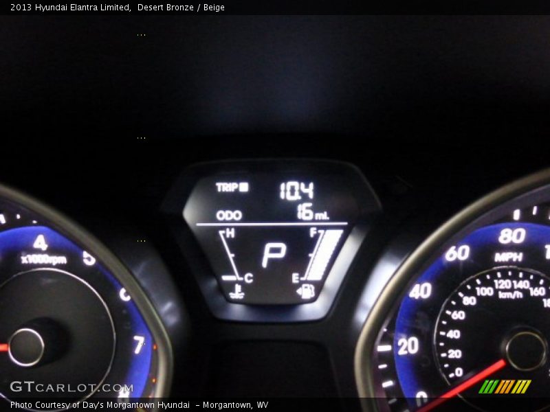 Desert Bronze / Beige 2013 Hyundai Elantra Limited