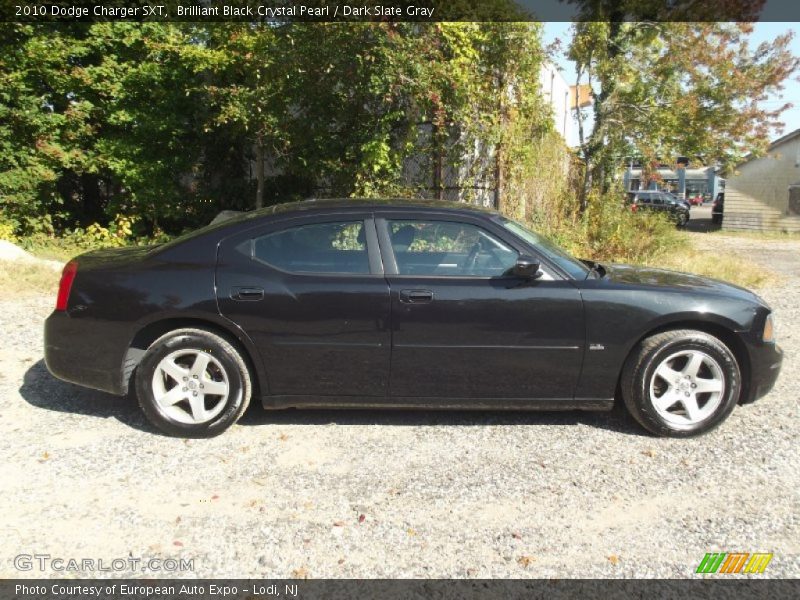 Brilliant Black Crystal Pearl / Dark Slate Gray 2010 Dodge Charger SXT