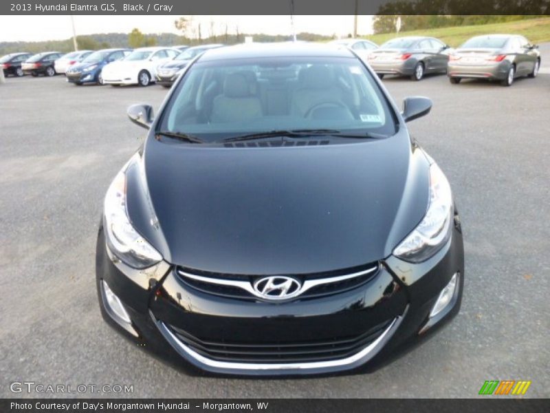 Black / Gray 2013 Hyundai Elantra GLS
