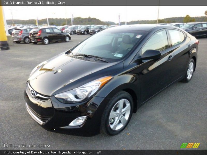 Black / Gray 2013 Hyundai Elantra GLS