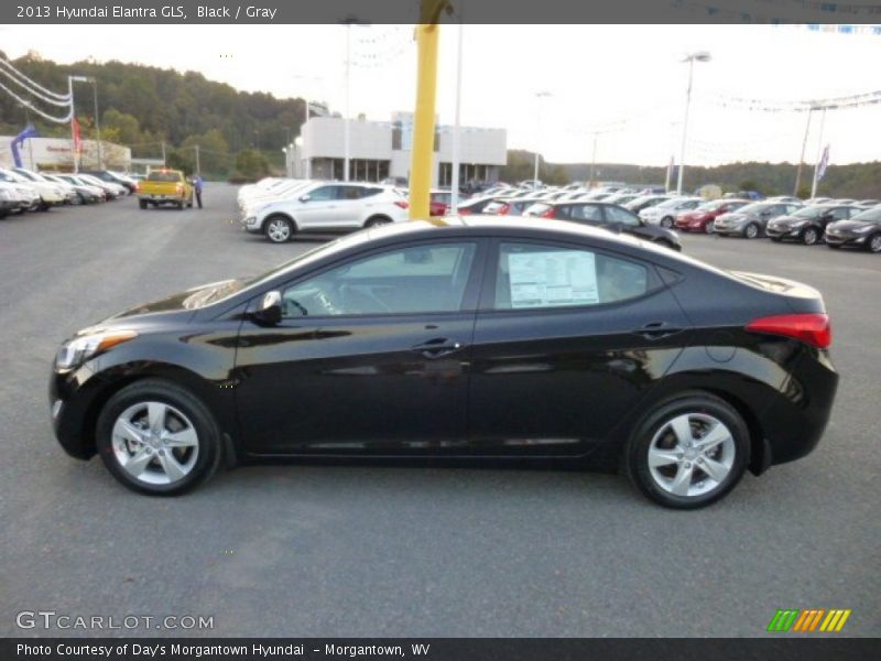 Black / Gray 2013 Hyundai Elantra GLS